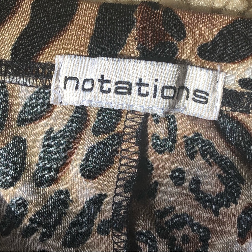 Notations Leopard Print Maxi Skirt And Top - image 2
